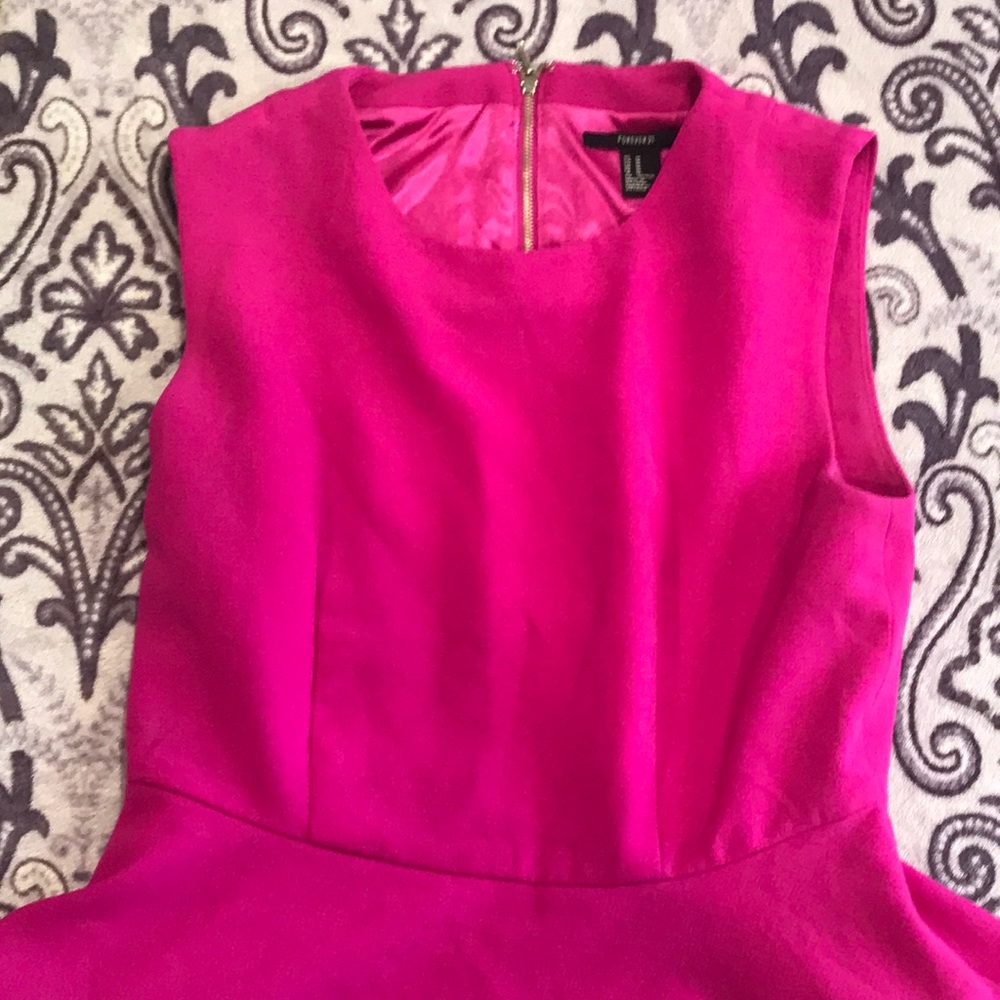 Pink Forever 21 Peplum